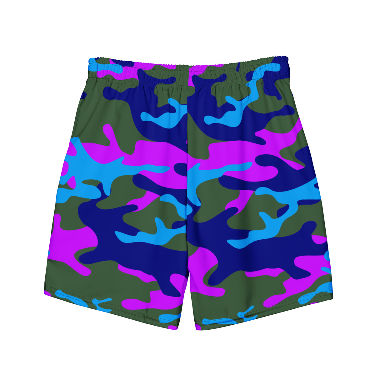 Swim &amp; Leisure Shorts, Camo-Splash, olive/blue/purple