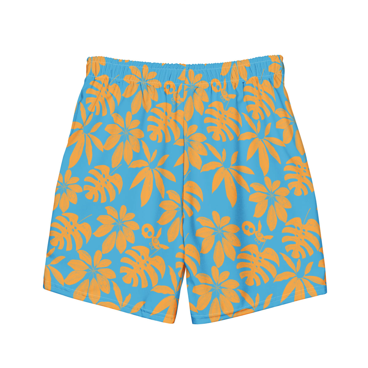 Swim &amp; Leisure Shorts, Jungle Leaves, sky/orange