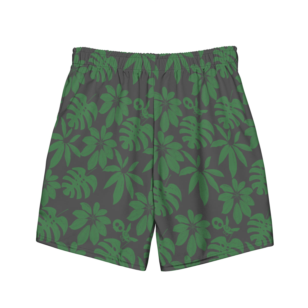 Swim &amp; Leisure Shorts, Jungle Leaves, anthracite/green