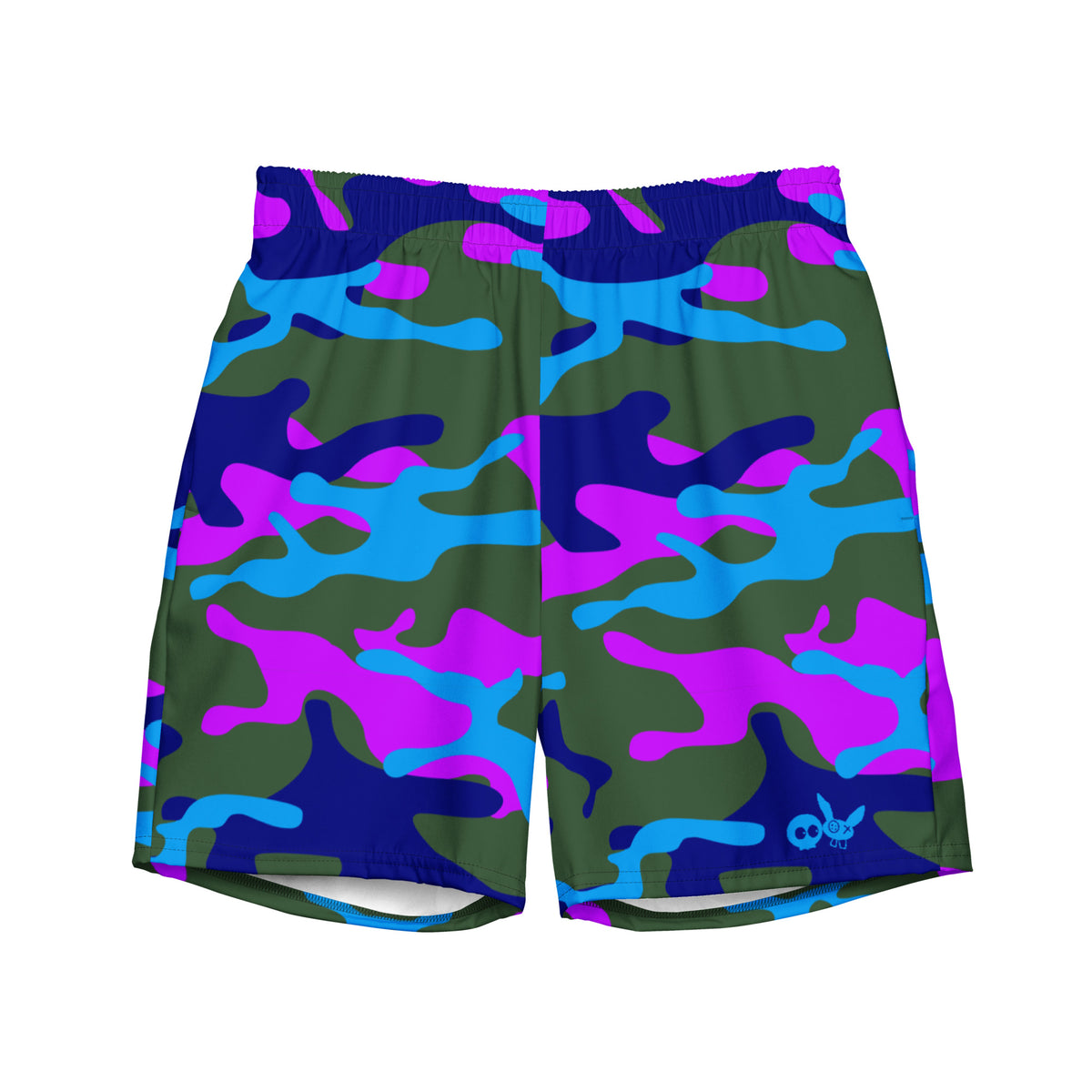 Swim &amp; Leisure Shorts, Camo-Splash, olive/blue/purple