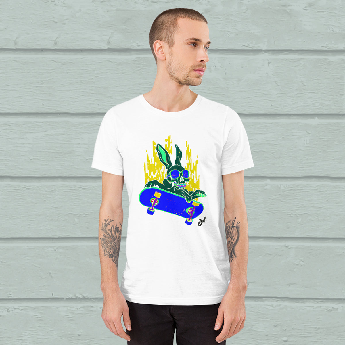 Fire Skater TEE, blue