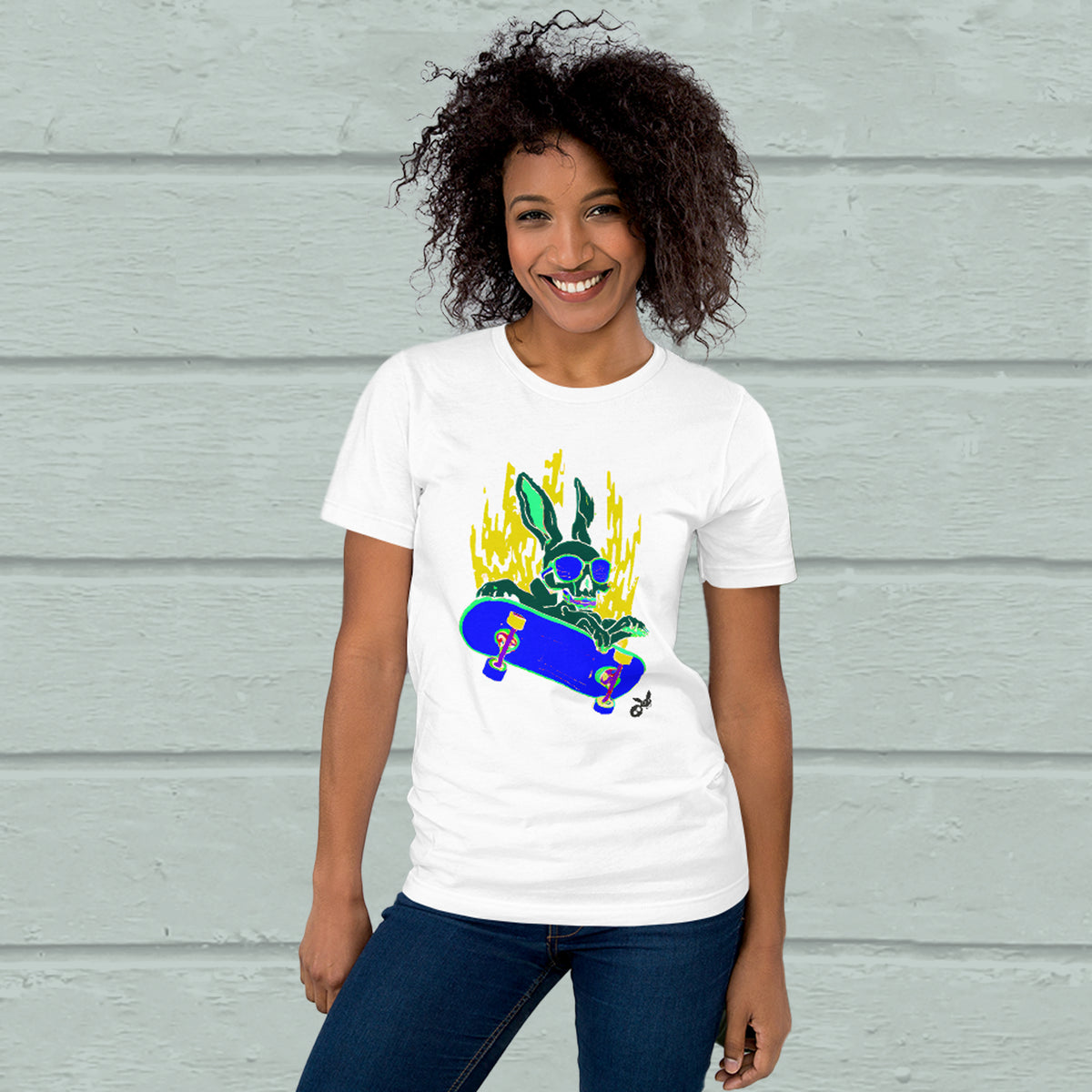 Fire Skater TEE, blue