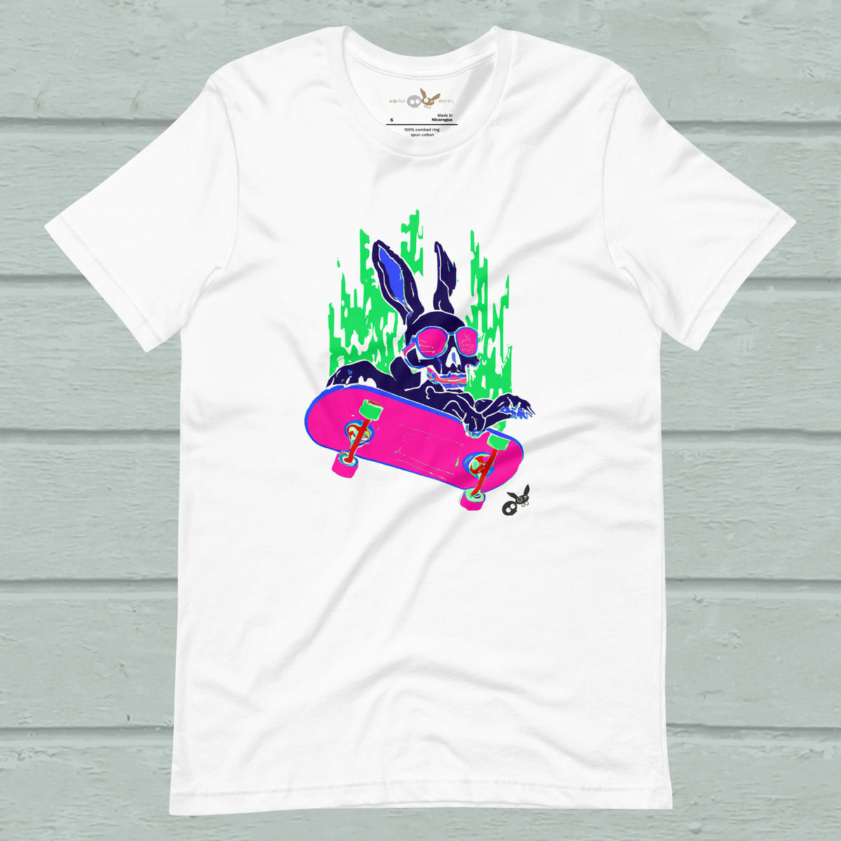 Fire Skater TEE, pink/green