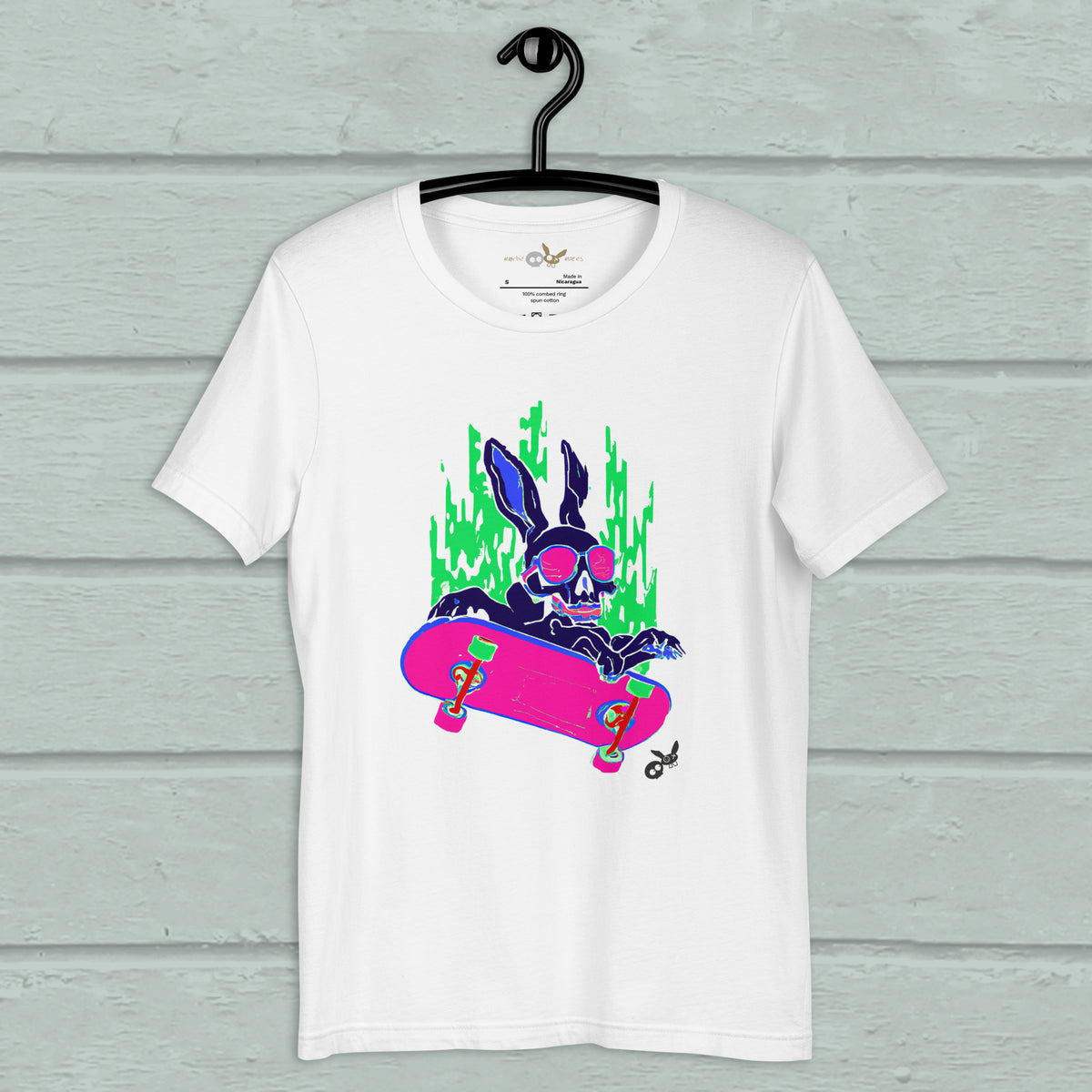 Fire Skater TEE, pink/green