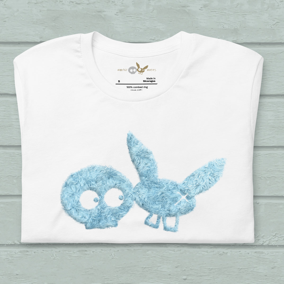 Blue Fur Print TEE