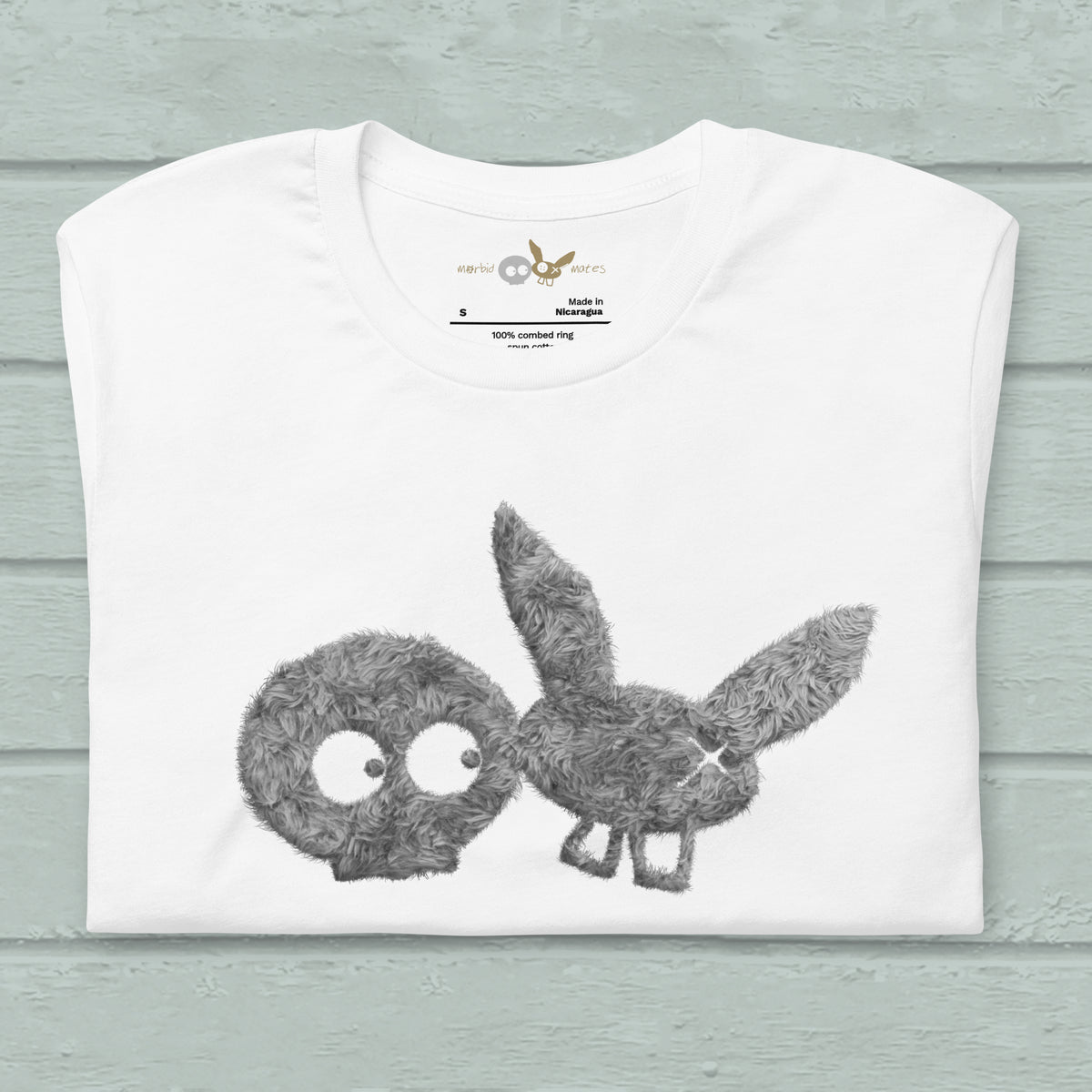 Grey Fur Print TEE