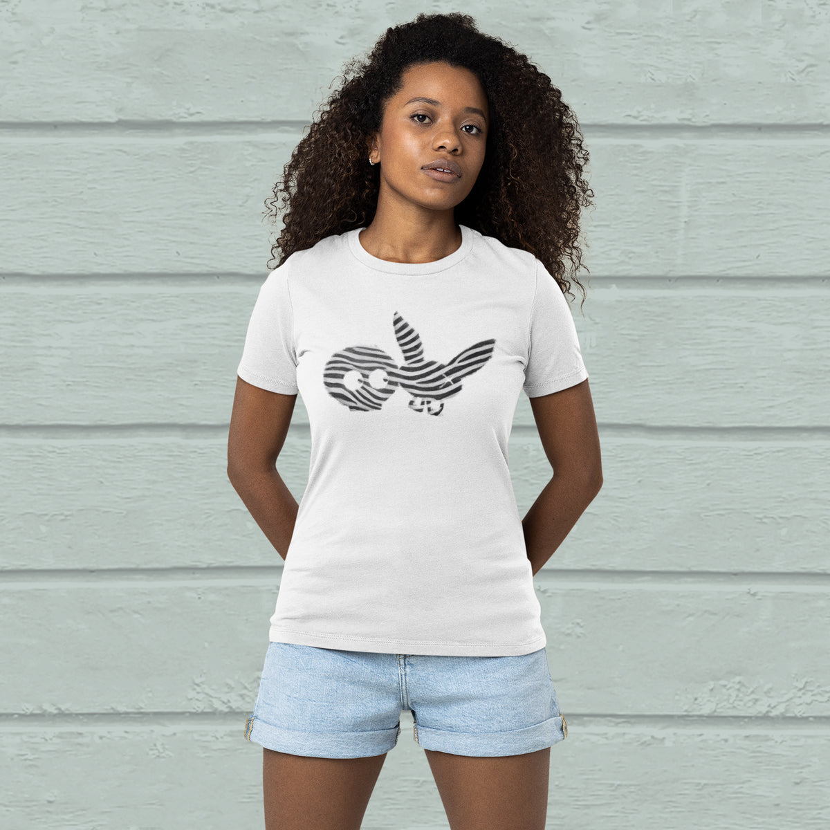 Zebra Fur Print TEE