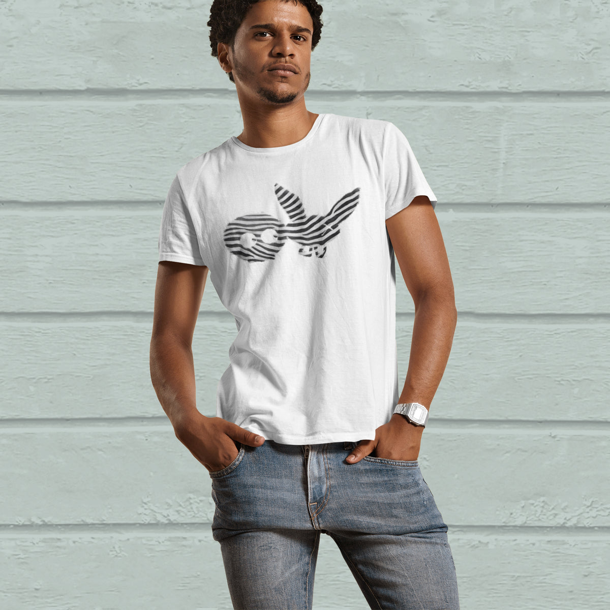 Zebra Fur Print TEE