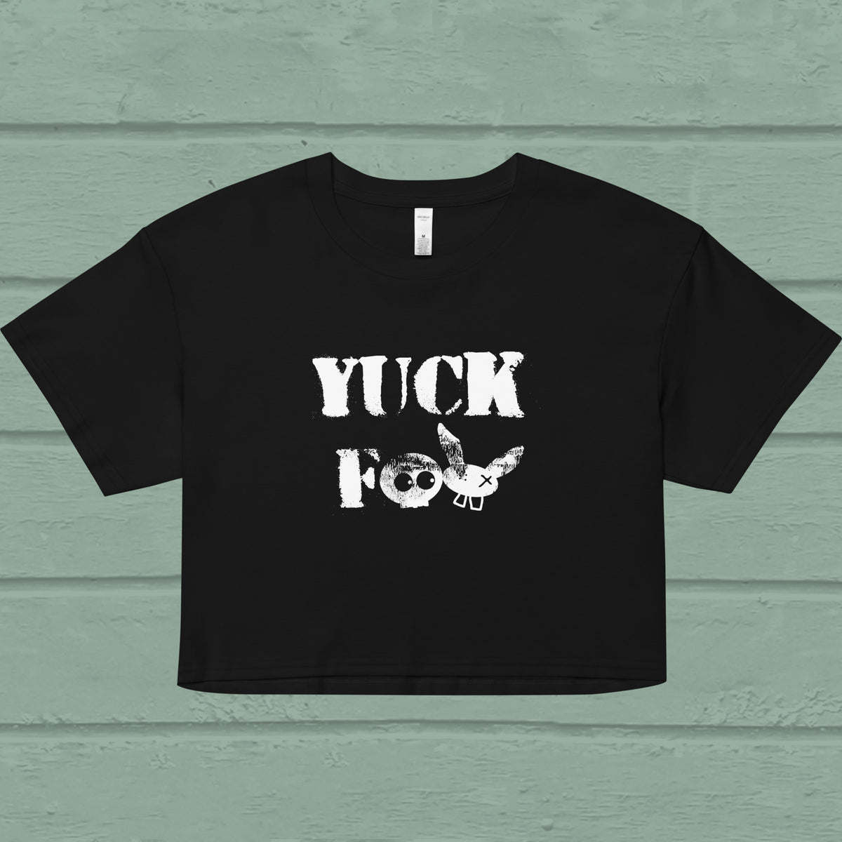 Yuck Fou Crop Top, black