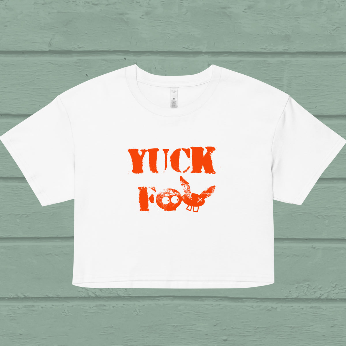 Yuck Fou Crop Top, tomato