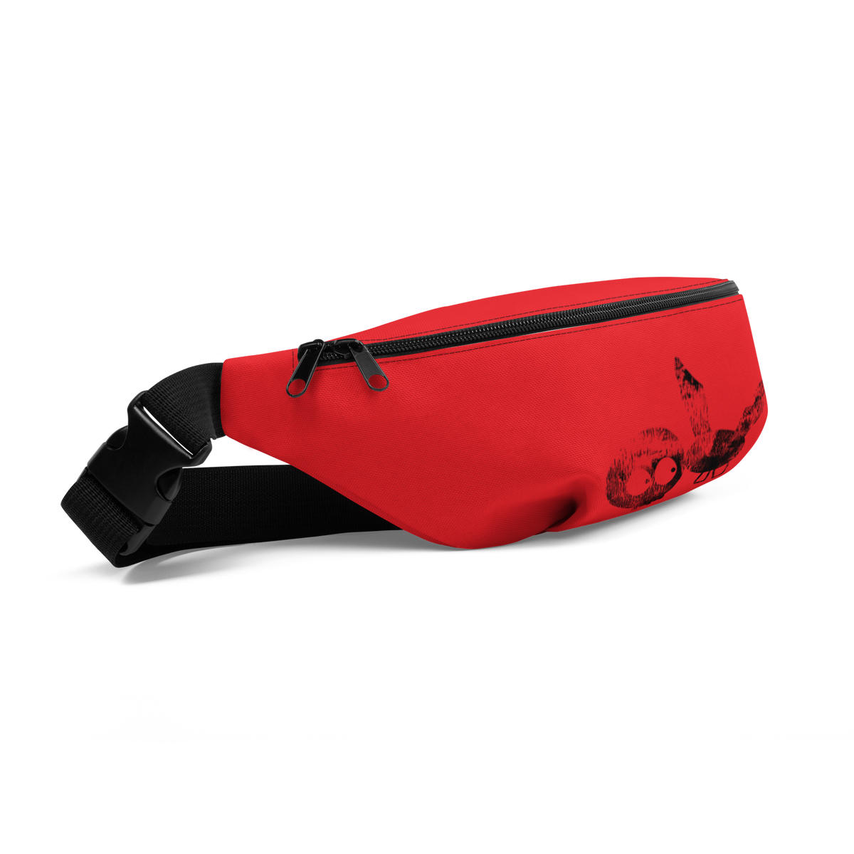 Red Durable mm Fanny Pack