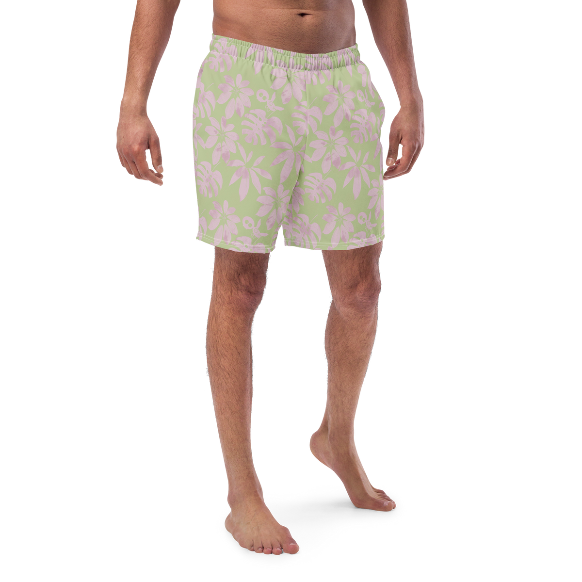 Swim &amp; Leisure Shorts, Jungle Leaves, sage/mauve