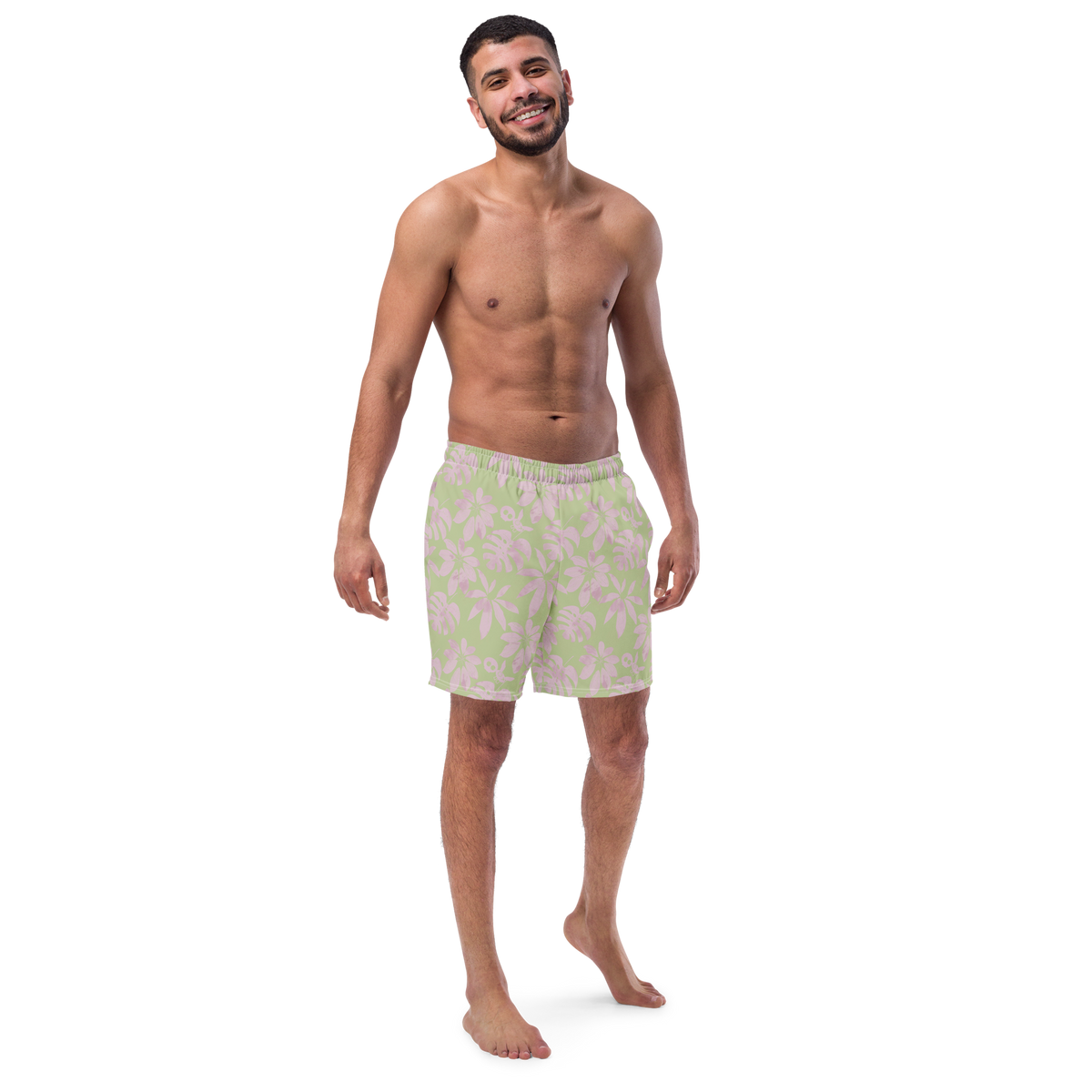 Swim &amp; Leisure Shorts, Jungle Leaves, sage/mauve
