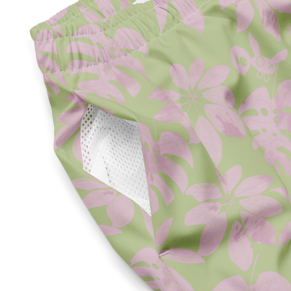 Swim &amp; Leisure Shorts, Jungle Leaves, sage/mauve