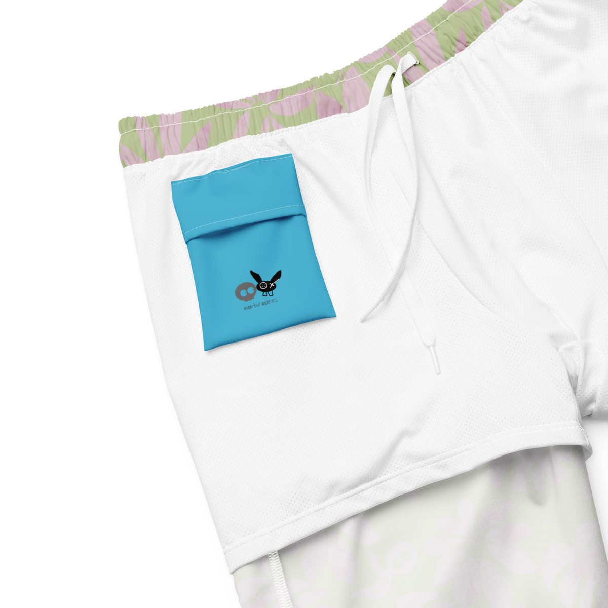 Swim &amp; Leisure Shorts, Jungle Leaves, sage/mauve