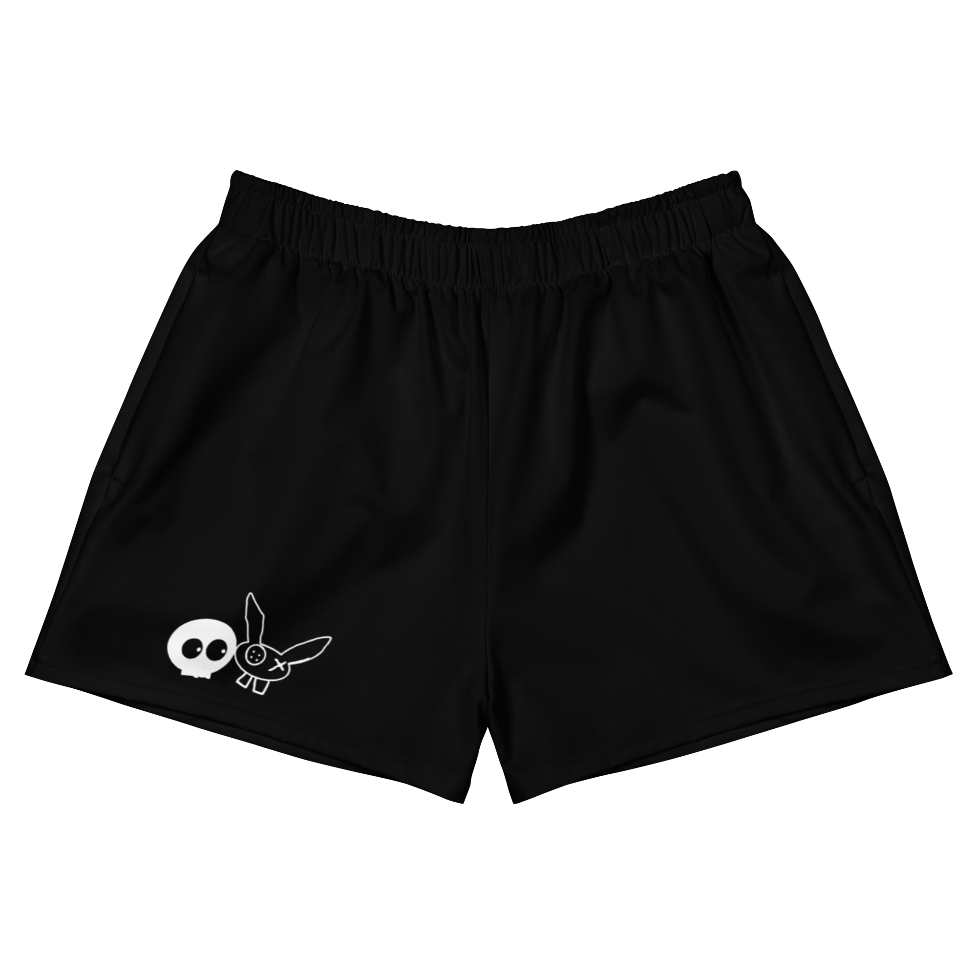 Black mm Athletic Shorts - morbid mates