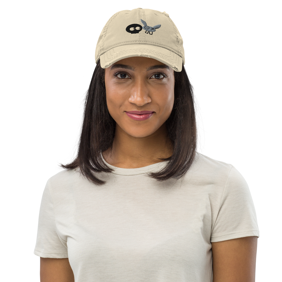 Creme Distressed mm/Otto Cap
