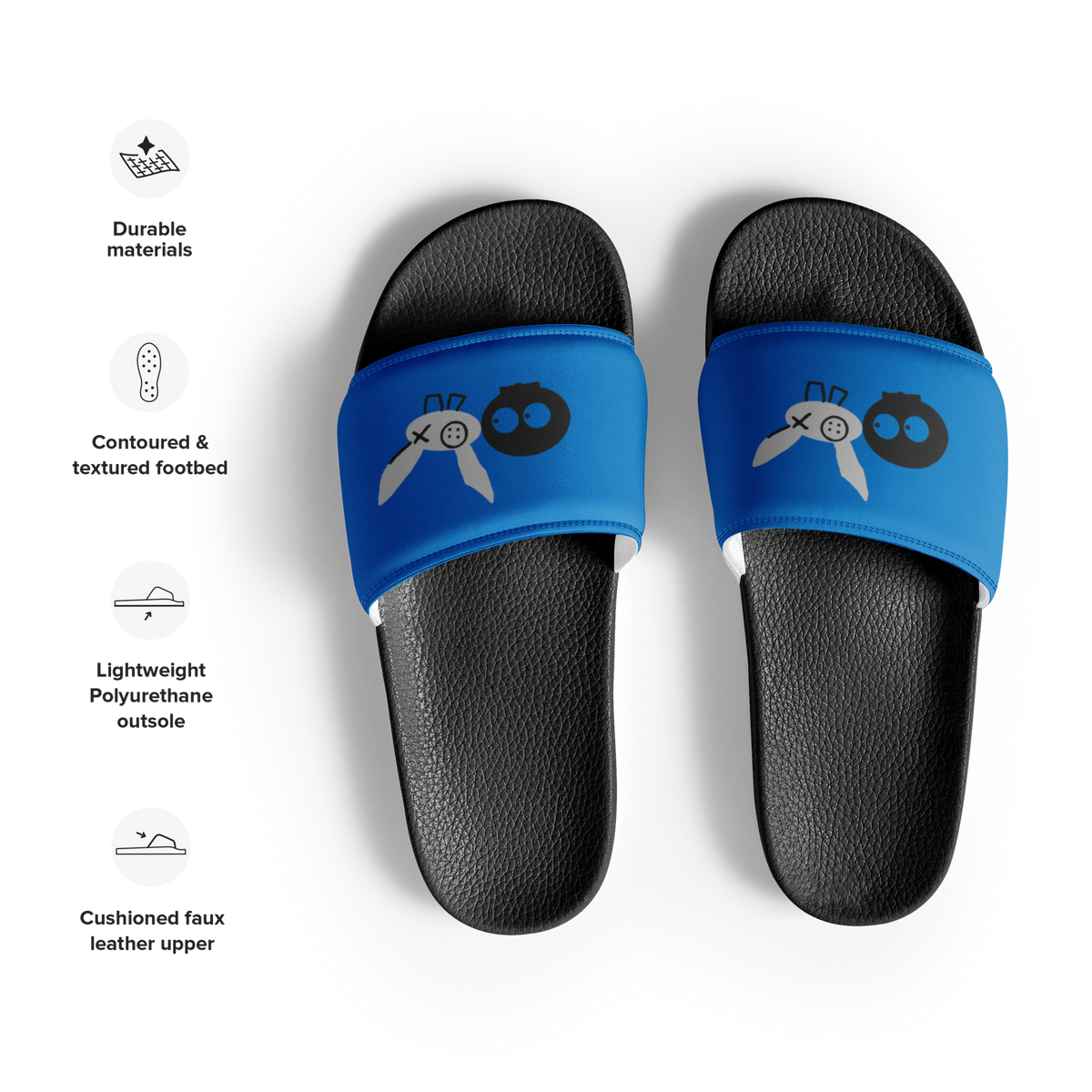 Blue Super Comfy mm Lux Slides