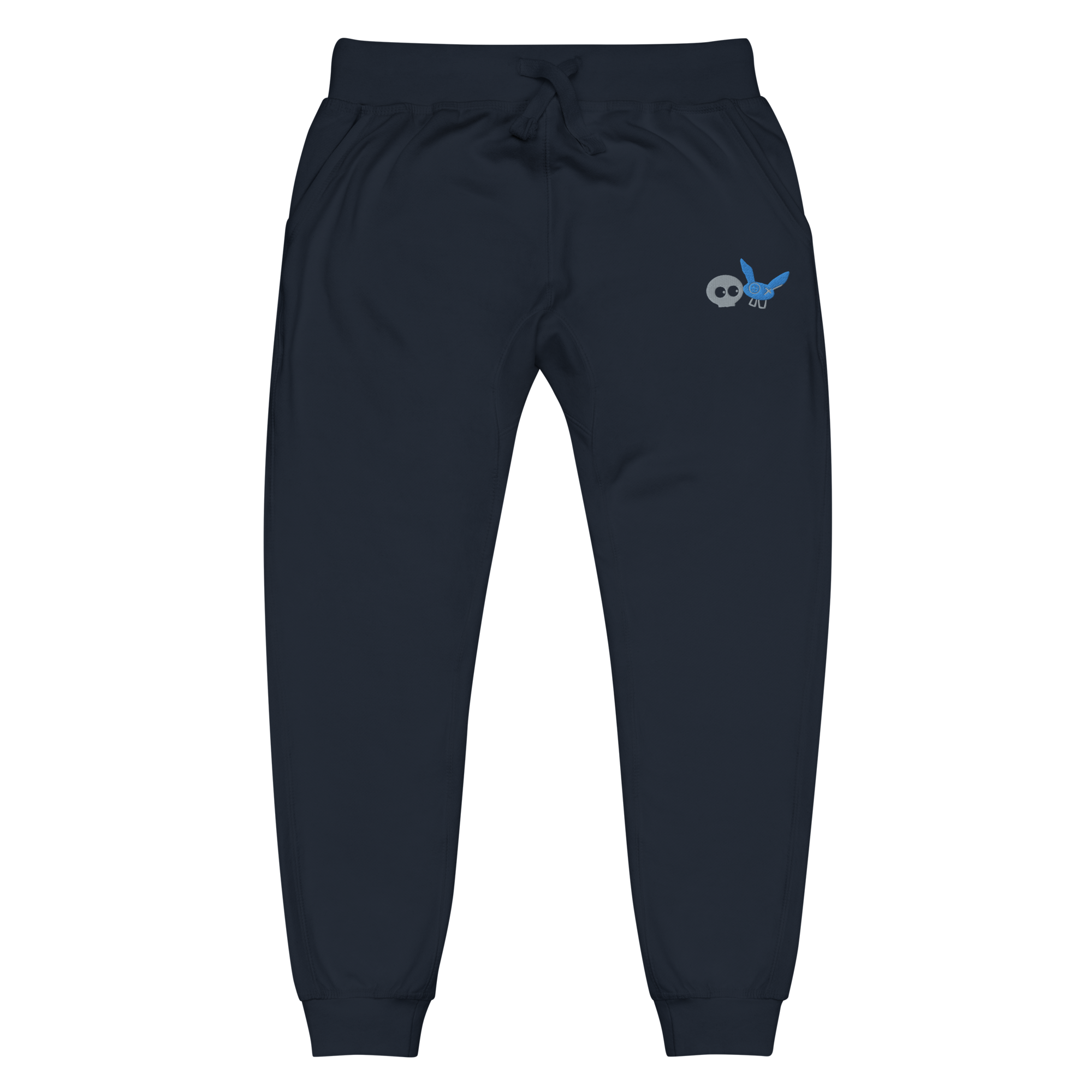 Navy Blue Super Soft Premium mm/ Cotton Heritage Sweatpants - morbid mates