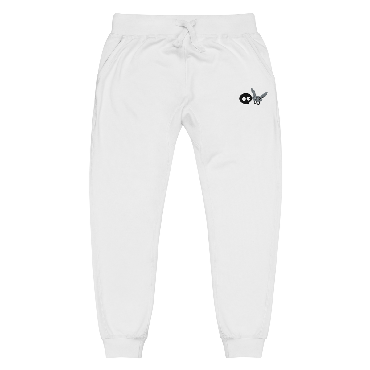 White Blue Super Soft Premium mm/ Cotton Heritage Sweatpants