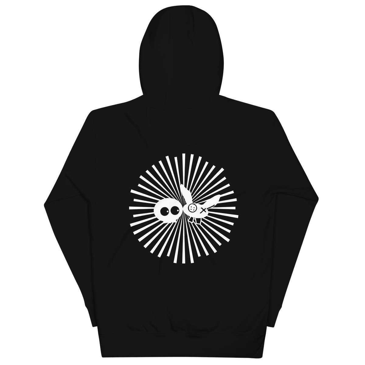 Black/White Super Soft mm Radiation Hoodie