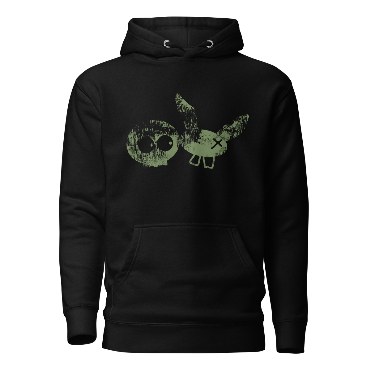 Black/Olive Super Soft mm Stamp Hoodie