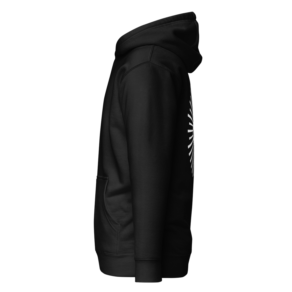 Black/White Super Soft mm Radiation Hoodie