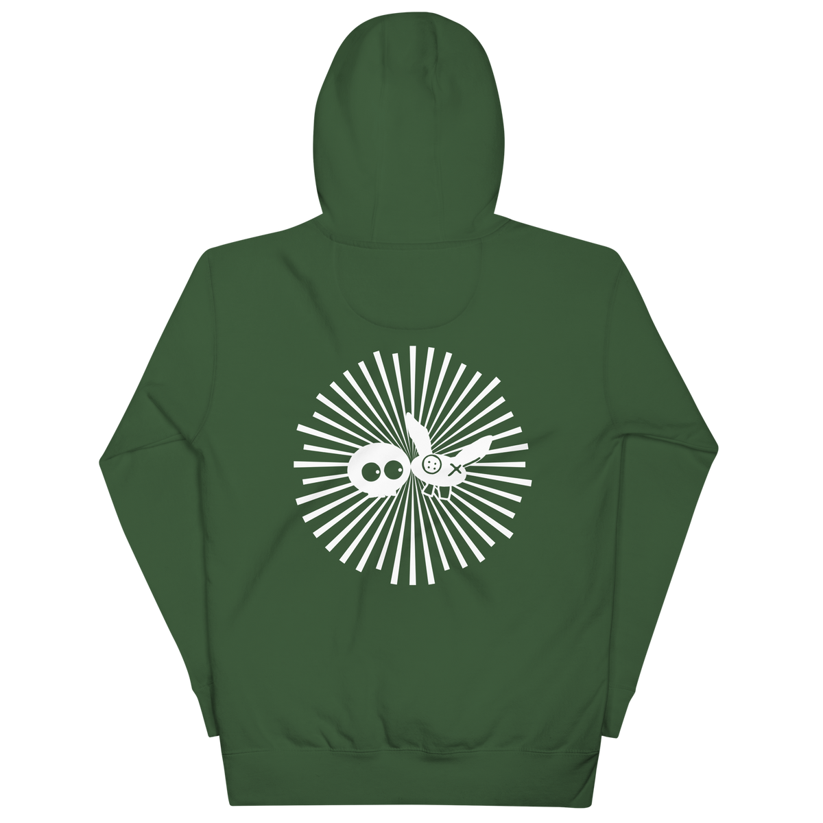 Green/White Super Soft mm Radiation Hoodie