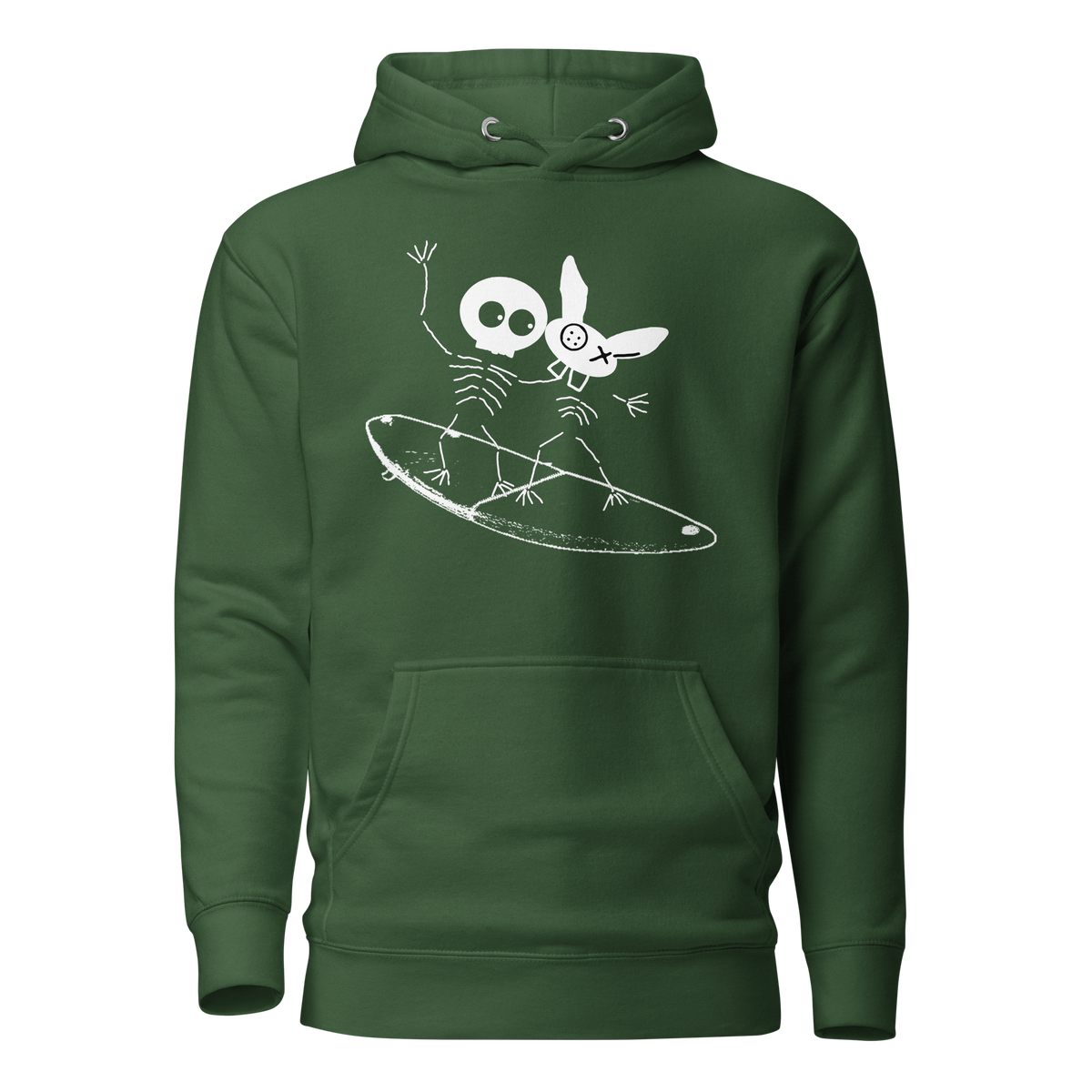 Green Super Soft mm Surfers Hoodie