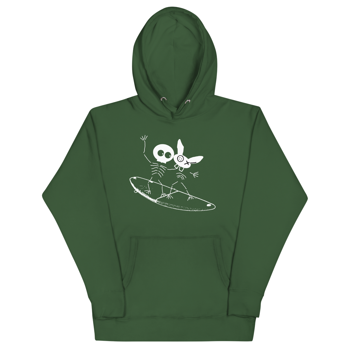 Green Super Soft mm Surfers Hoodie