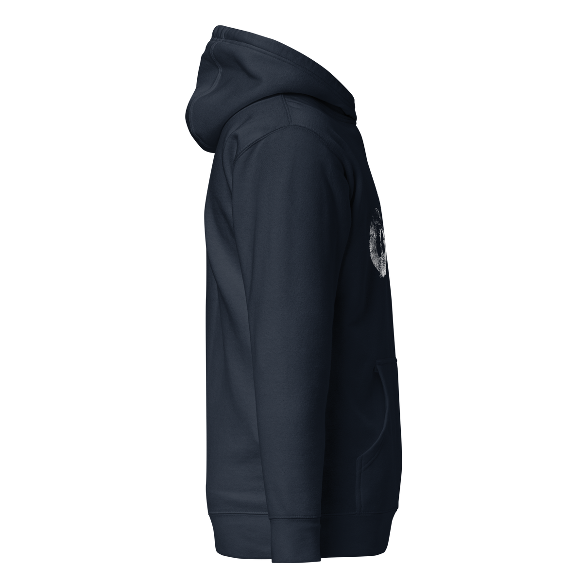 Navy Blue Super Soft mm Stamp Hoodie