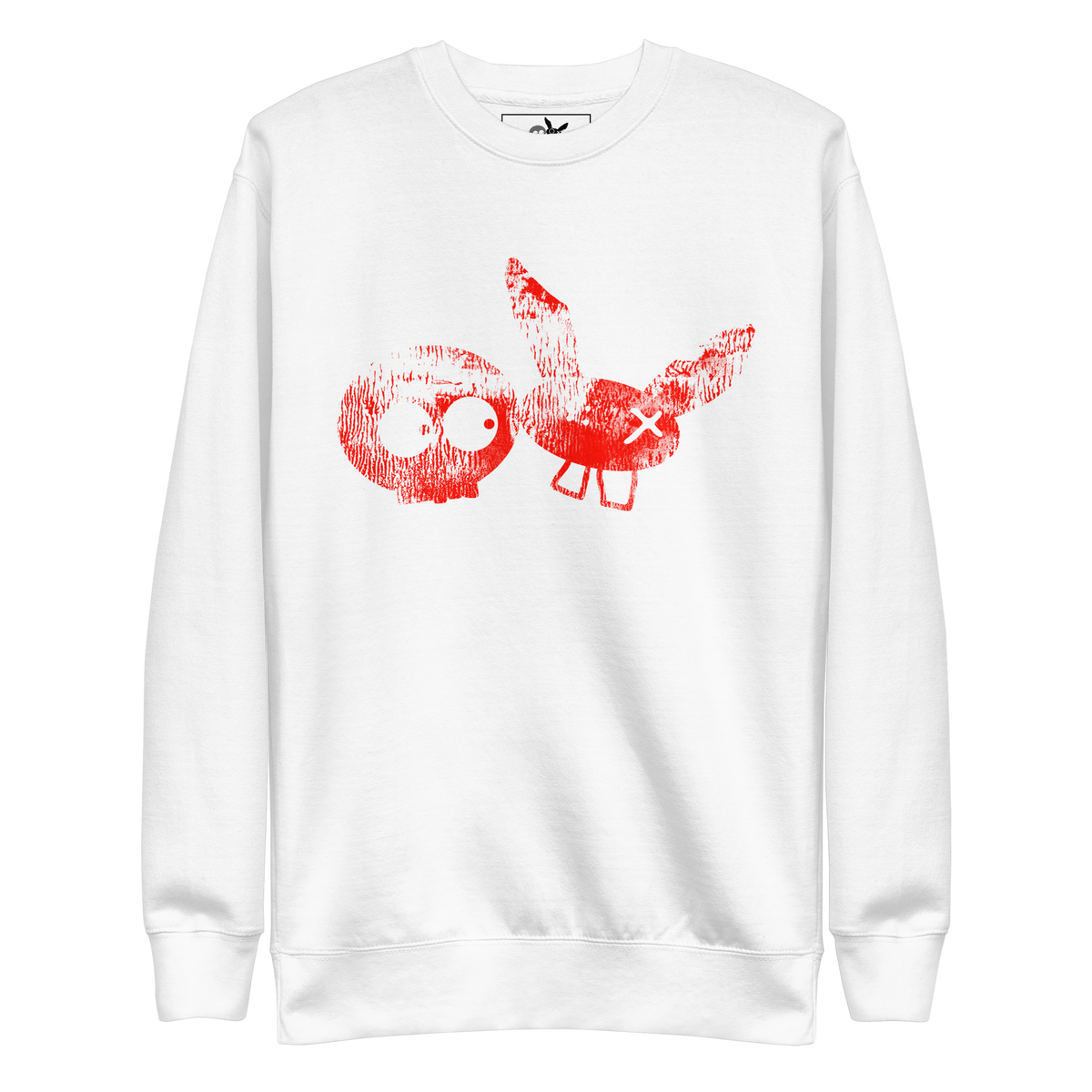 White mm Premium Sweatshirt
