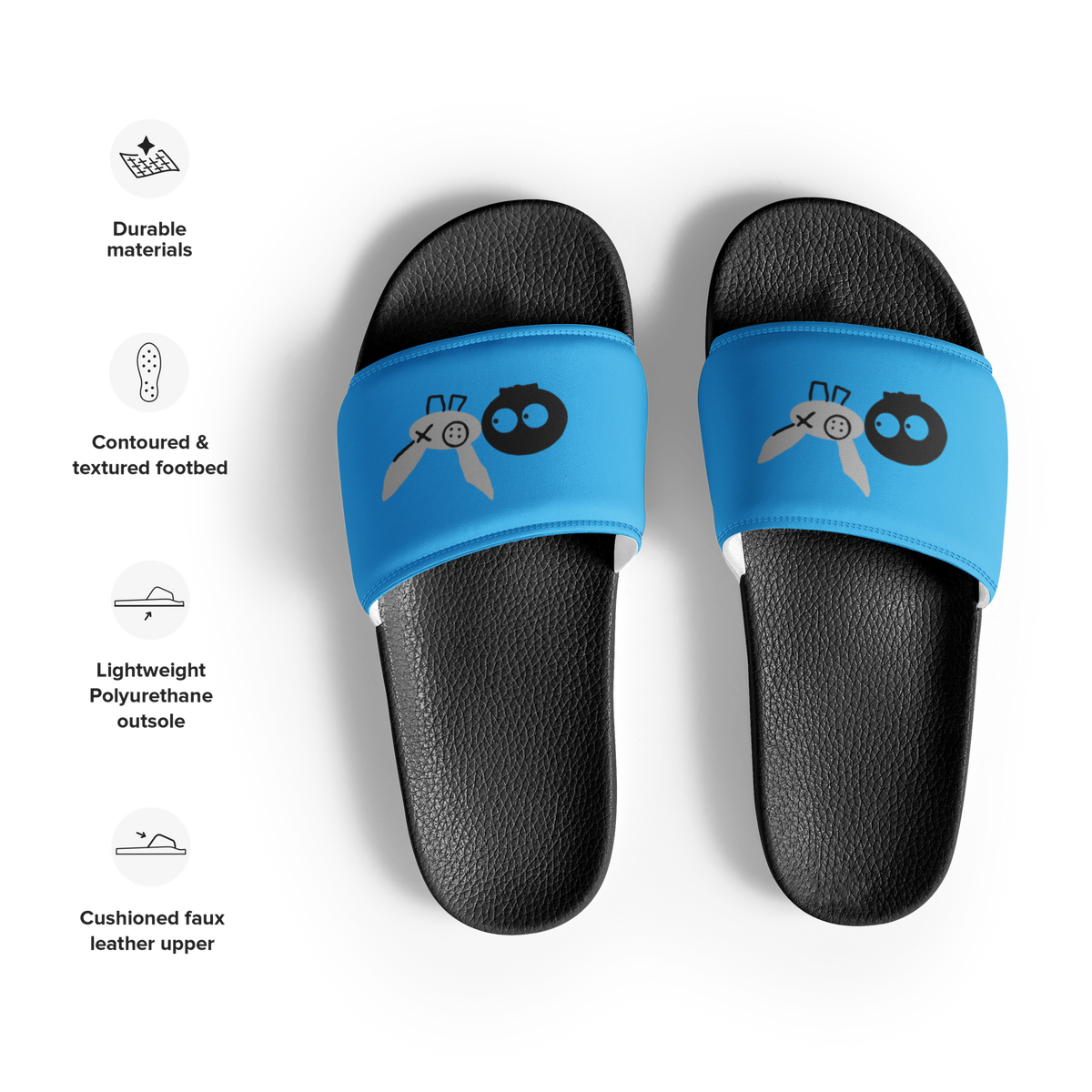 Blue Super Comfy mm Lux Slides